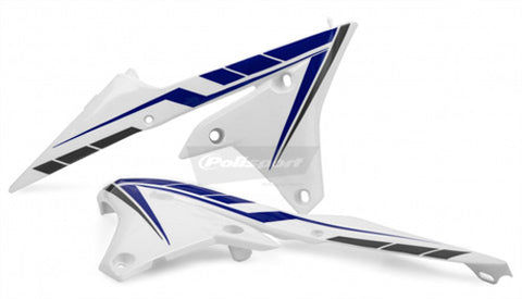 POLISPORT 8417200004 RADIATOR SCOOPS YZ250F IPD NEWWHITE