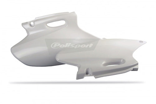 POLISPORT 1998-1999 YAMAHA YZ400F PR/SIDE PLATES (WHITE) 8600000001