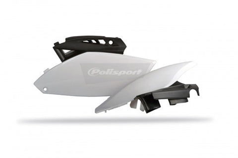 POLISPORT PR/SIDE PANELS BLK/WHT YZ250F 2010 PART# 8605600001   NEW