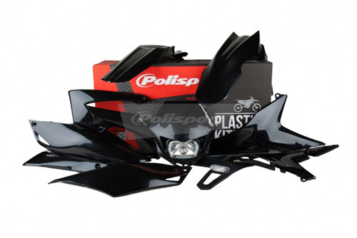 POLISPORT 90568 COMPLETE KIT CRF450R OEM COLOR NEW BLACK