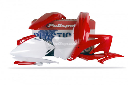 POLISPORT KIT CRF450R 2008 RED/WHITE PART# 90175   NEW