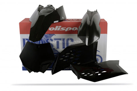 POLISPORT KIT KTM EXC/F 2008-11 BLACK PART# 90181   NEW