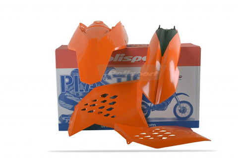 POLISPORT KIT KTM EXC/F 2008-11 ORANGE PART# 90182   NEW