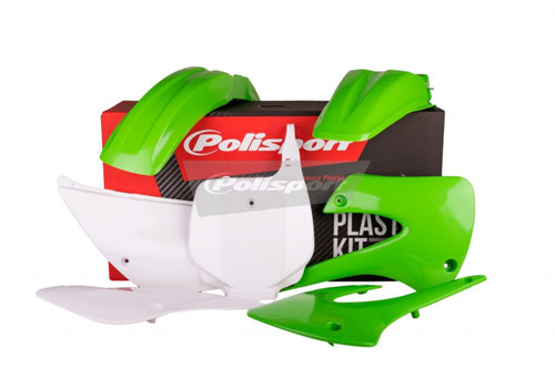 POLISPORT KIT KX85 1998-2010 GREEN  05 PART# 90248   NEW