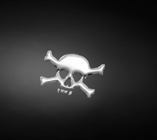 HIGHWAY HAWK HH-51-46131 3-D STICKER SKULL BONES SMALL