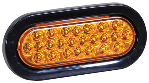 BUYERS 6-1/2" OVAL AMBER STROBE LIGHT SL65AO