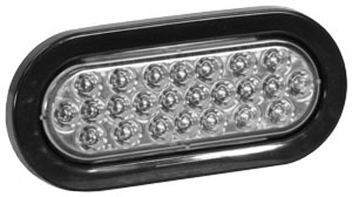 Global Industrial SL65CO 6-1 2" OVAL CLEAR STROBE LIGHT