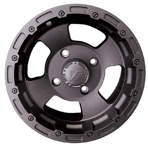 VISION WHEELS VISION ALUMINUM WHEEL 161 BRUISER BLACK 12X7 # 161-127137B4