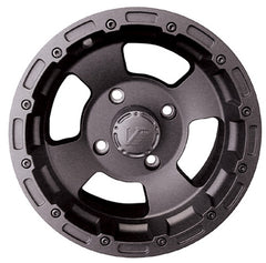 VISION WHEELS VISION ALUMINUM WHEEL 161 BRUISER BLACK 12X8 USE 161-127156B4