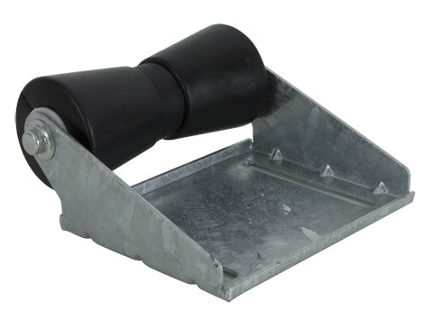 C.E. SMITH 10403G 8" V-KEEL ROLLER BRACKET ASSEMBLY