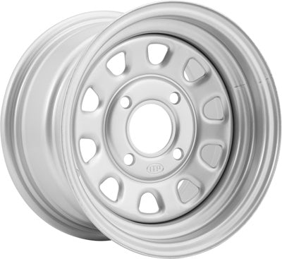 ITP Wheels 12 X 7 4/110 BLACK DELTA (GRIZZLY '07-1 # 1221753014 NEW