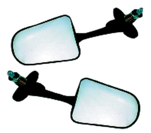 SPI-SPORT PART OVAL SHAPE REAR VIEW MIRROR PART# 12-165-02   NEW