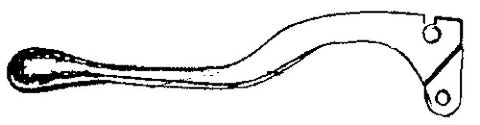 EMGO 1985-1988 TRX 125 FOUR TRAX HONDA 30-27002 RIGHT LEVER