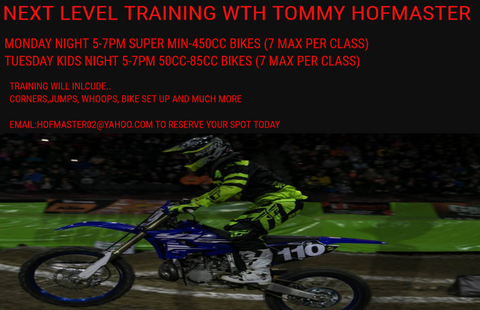NEXT LEVEL TRAINING GROUP LESSON 50CC-SUPERMINI 4 WEEK SESSION STARTING THURSDAY WHEN WEATHER BREAKS