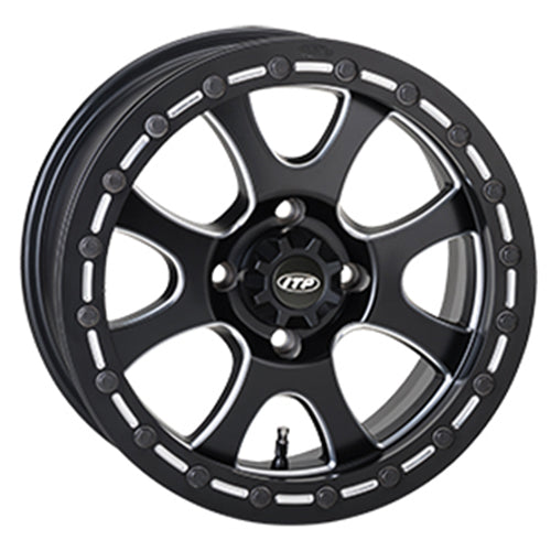 ITP TIRES ITP TSUNAMI WHEEL W/ BEAD LOCKMATTE BLACK (15TSB113BX) 1522087727B