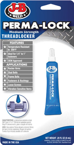 JB WELD THREAD LOCKER 6ML BLUE 24206