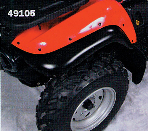 MAIER FRONT MUD FLAP EXTENSIONS KAWASKAI ATV BLACK 491050