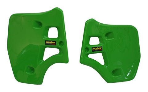 MAIER MAIER GREEN RADIATOR SCOOPS KAWASAKI DIRT BIKE 578083
