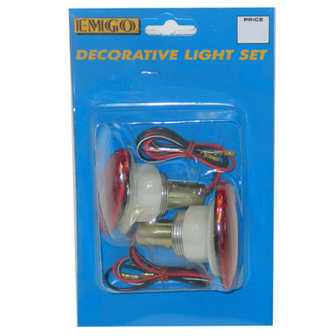 EMGO 61-81985 CAT EYE RED LIGHT KIT WITH DUAL FILAMENT BULB