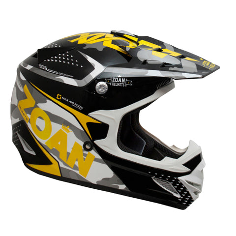 ZOAN 021-543 MX-1 O F HELMET SNIPER YELLOW XS