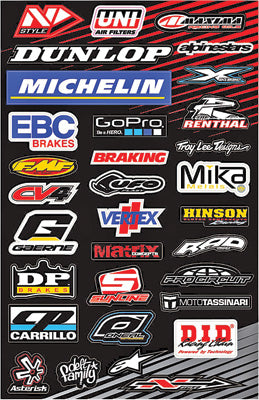 N-STYLE SMALL LOGO STICKER KIT V.5 PART# N30-1042 NEW