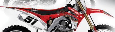 N-STYLE 2013 FIFTH DRAGON HON CRF 250 RETRO BLACK PART# N40-1672 NEW