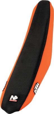 N-STYLE GRIPPER SEAT COVER (ORANGE/BLACK) PART# N50-6040 NEW