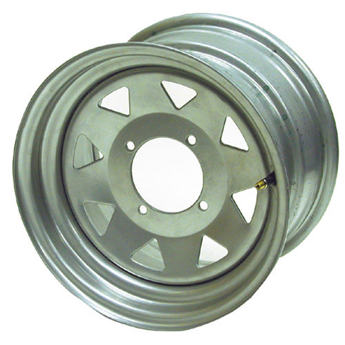 PRO WHEEL 12 X 7 STEEL ATV RIM - SILVER 09-20057