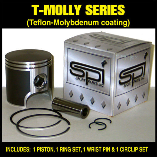 SPI-SPORT PART OEM STYLE PISTON KIT WITH RINGS TEFLON COATED STD. 09-681
