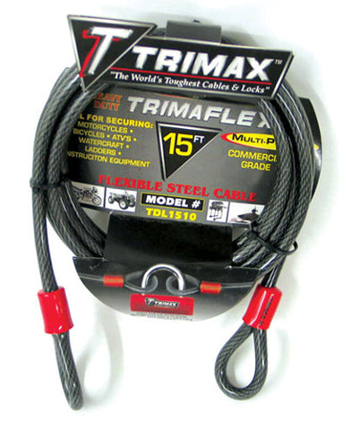 TRIMAX TRIMAX DUAL LOOPED CABLE - 15FT X 10MM TDL1510