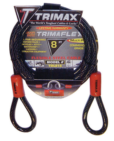 TRIMAX TDL815 DUAL LOOPED CABLE 8FT X 15MM