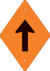 VOSS SIGNS ORANGE PLASTIC REFLECTIVE TRAIL BLAZER VERTICAL ARROW 262 DA VOR
