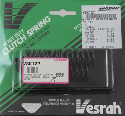 VESRAH CLUTCH SPRINGS-XR250 '84- '03- TRX300EX '93-09 SK-127