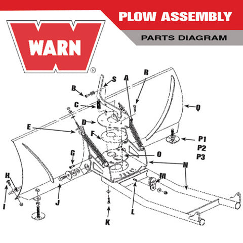 WARN 1/2" NYLOCK NUT WARN PLOW 29060