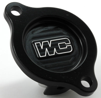WORKS OIL FILTER COVER BLACK 27-010