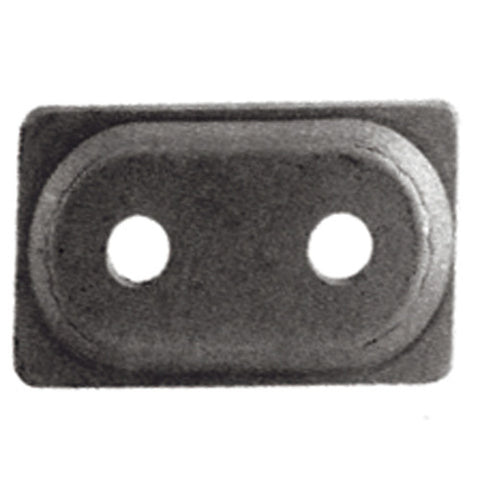 WOODYS ADD2-3810-B DOUBLE DIGGER ALUMINUM SUPPORTPLATE 5 16" BLACK 48 PCS