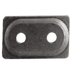 WOODYS ADD2-3810-B DOUBLE DIGGER ALUMINUM SUPPORTPLATE 5 16" BLACK 48 PCS