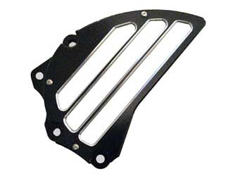 MODQUAD FRONT CHAIN GUARD (ANODIZED BL ACK) CG2-RBLK-06
