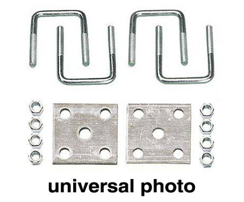 C.E. SMITH 23103 AXLE TIE PLATE KIT 2" SQ