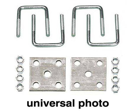 C.E. SMITH 23103 AXLE TIE PLATE KIT 2" SQ