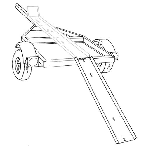 C.E. SMITH MOTORCYCLE RAMP 4' 26151PG