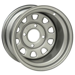 ITP Wheels 12 X 7 4/110 2+5 BLACK DELTA REAR # 1225544014 NEW
