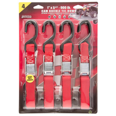 ERICKSON QUAD PACK CAM STRAPS 1" X 5-1/2' 5605