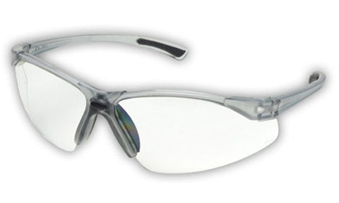 ELVEX SG-200I/O SAFETY GLASSES ELITE STYLE INDOOR OUTDOOR LENS GRAY FRAM