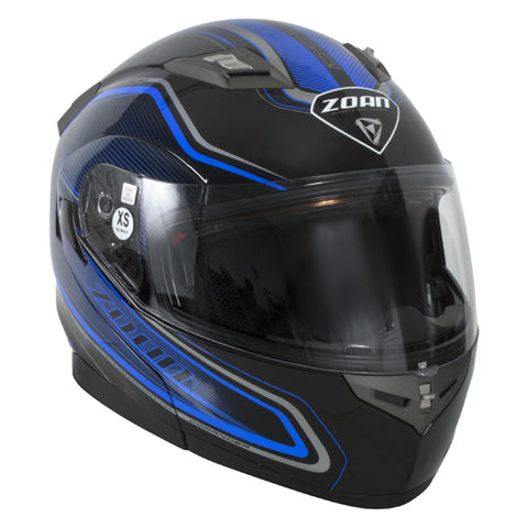 ZOAN ZOAN FLUX 4.1 SN HELMET COMMANDER GLOSS BLUE LG 137-116SN