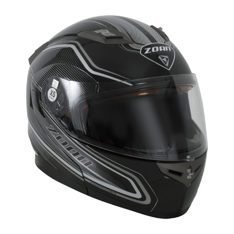 ZOAN 137-123 FLUX 4.1 M C HELMET COMMANDER GLOSS SILVER XS