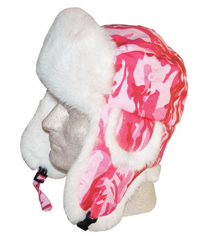 YUKON HG882 ALASKAN HAT PINK CAMO MEDIUM