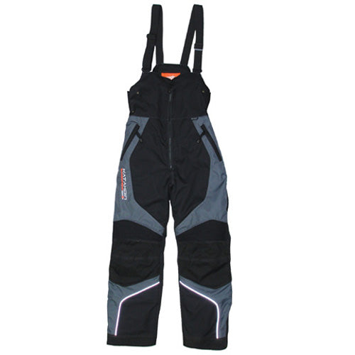 KATAHDIN GEAR X-2 BIB WOMENS / REGULAR / 3-XLARGE BLACK/GRAY KG106087