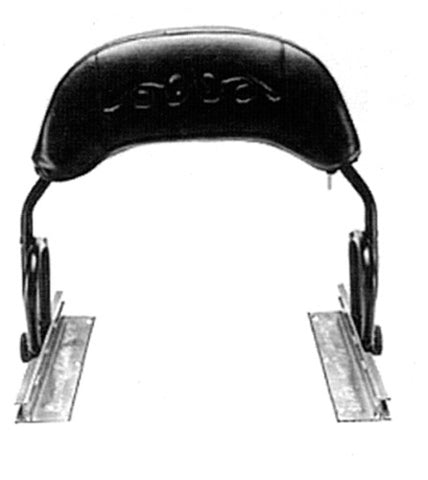 KIMPEX KIMPEX DELUXE ADJUSTABLE SLIDER BACKREST 12-350-03 BLACK