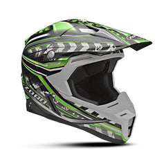 ZOAN 521-126 SYNCHRONY MX HELMET MONSTER BLACK GREEN L